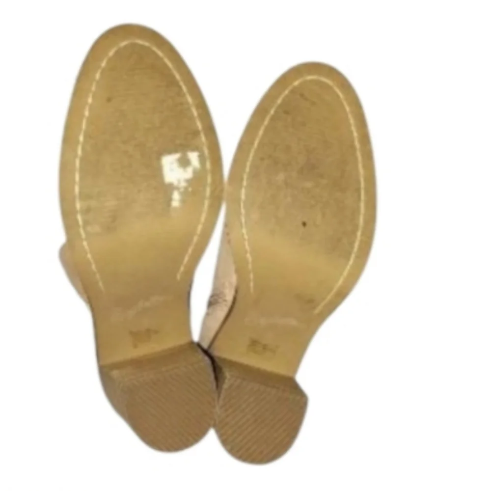 Seychelles Genuine Leather Upper Suede Tan Brown Ankle Boot Bootie Shoe Women 9 - Picture 11 of 11